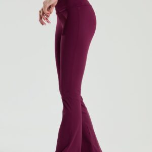 Active Flared Legging - Burgundy - Burgundy L Regular