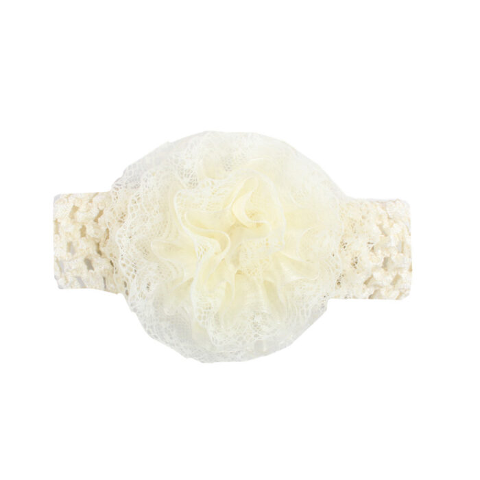 Baby Hair Band Chiffon Flower Lace Elastic - Mixed Baby Hair Band Chiffon Flower Lace Elastic - Mixed