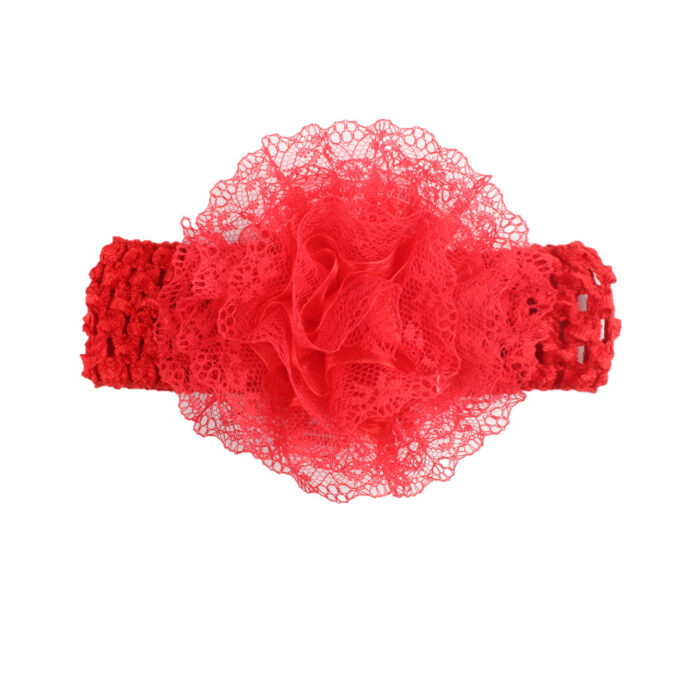 Baby Hair Band Chiffon Flower Lace Elastic - Mixed Baby Hair Band Chiffon Flower Lace Elastic - Mixed