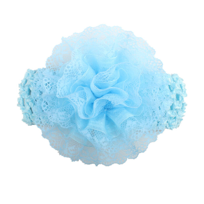 Baby Hair Band Chiffon Flower Lace Elastic - Mixed Baby Hair Band Chiffon Flower Lace Elastic - Mixed