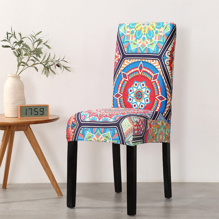 Bohemian Style Elastic Chair Covers Cover Dining - Mixed