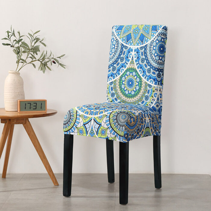 Bohemian Style Elastic Chair Covers Cover Dining - Mixed