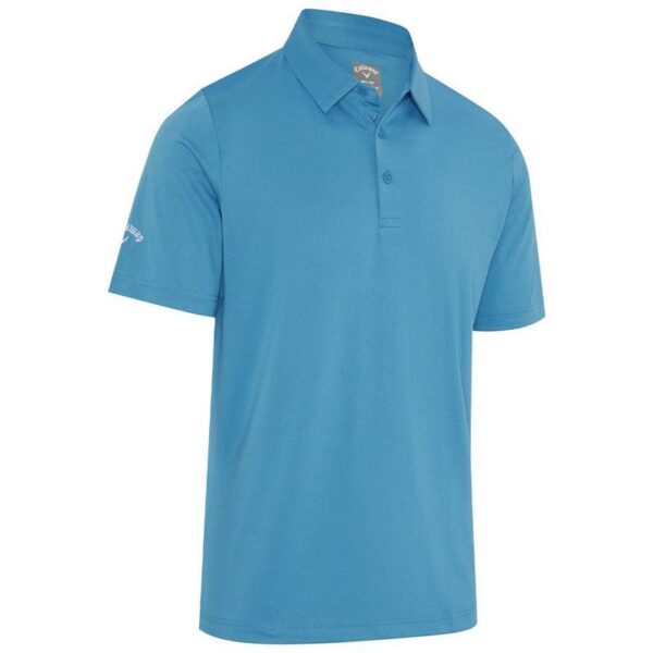 Callaway Swing Tech Tour Fit Solid Golf Polo Shirt - Cendre