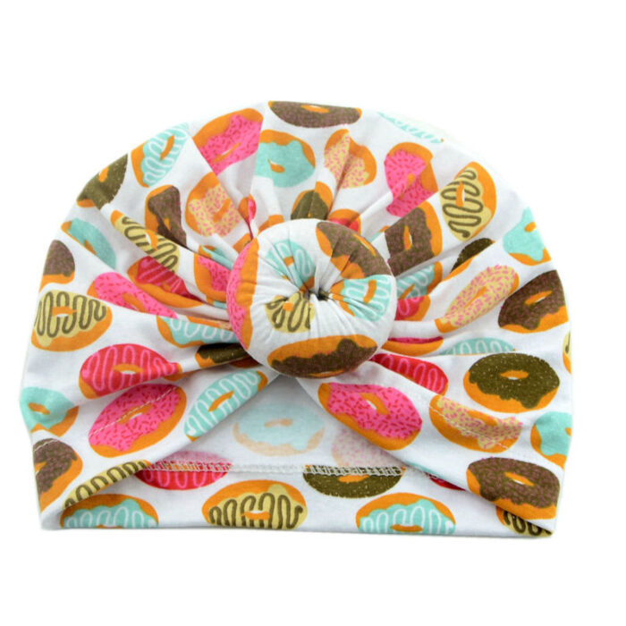 Children's Donut Hat Newborn Baby Print Cotton - Mixed Children's Donut Hat Newborn Baby Print Cotton - Mixed