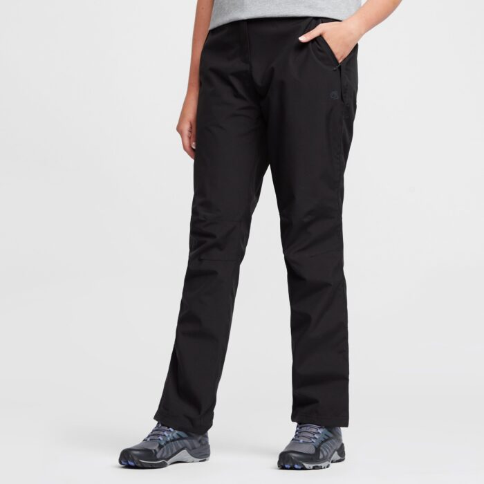 Craghoppers Women's Airedale Ii Waterproof Trousers Black - Polyester - £72.00 - Ref 0112 Craghoppers Women's Airedale II Waterproof Trousers