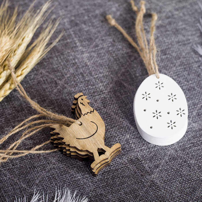 Easter-Wooden-Decorative-Pendant-Easter-Rabbit-White-4
