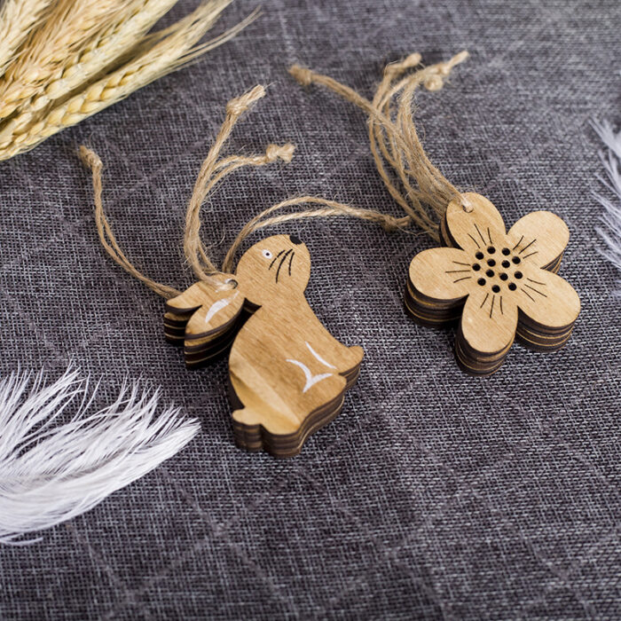 Easter-Wooden-Decorative-Pendant-Easter-Rabbit-White-6