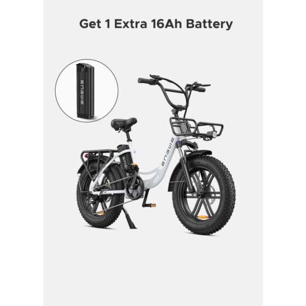 Engwe L20 Electric Bike 140km Max Speed Front Suspension