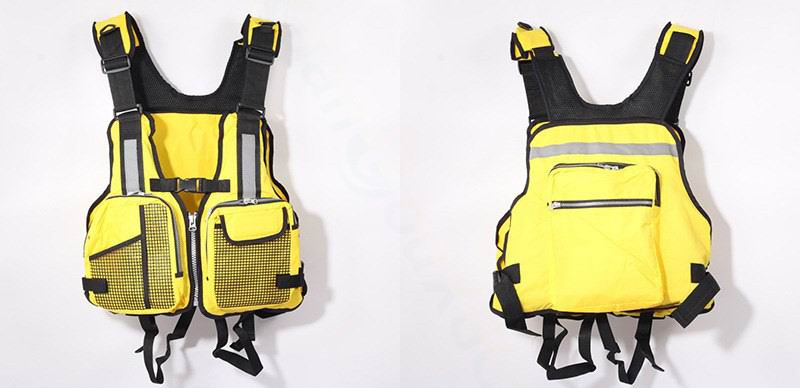 Fishing Life Jacket Rafting Life Jacket Life - Yellow Fishing Life Jacket Rafting Life Jacket Life - Yellow