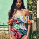 Floral-Print-Halter-Ruffled-Off-Shoulder-Swimsuits-Mixed-2