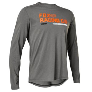 Fox Ranger DriRelease Race Co LS MTB Jersey Dark Grey