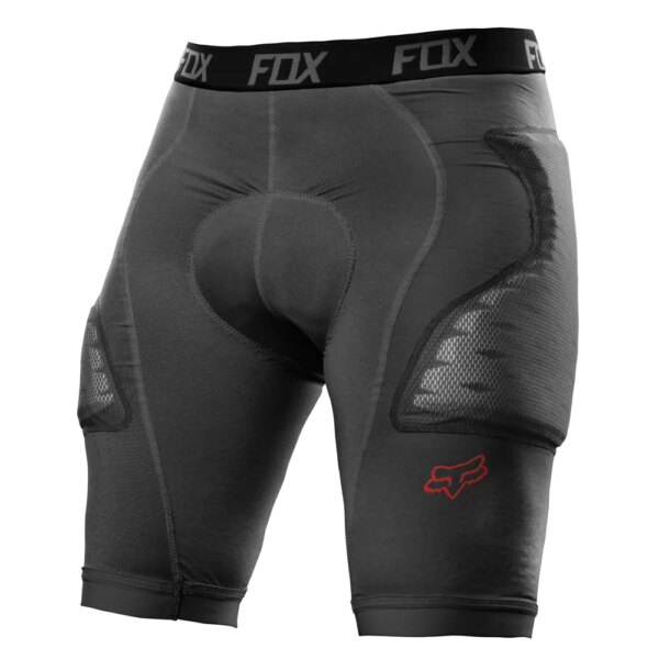 Fox Titan Race Padded Shorts Charcoal