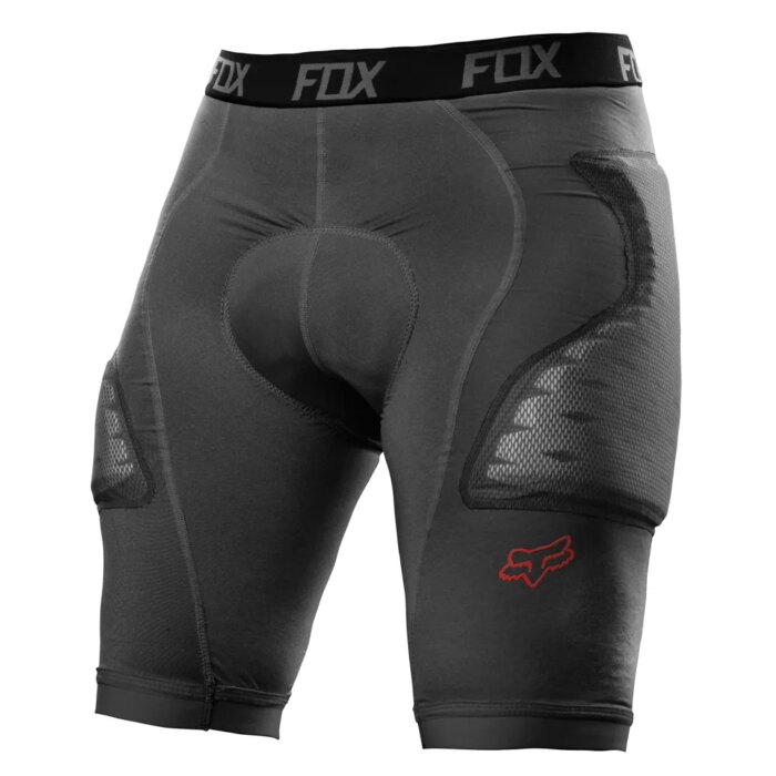 Fox Titan Race Padded Shorts Charcoal - Nylon Fox Titan Race Padded Shorts Charcoal