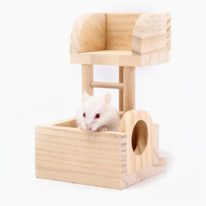 Hamster-Lookout-Small-Pet-Toy-Stairs-Solid-Wood-Mixed-2