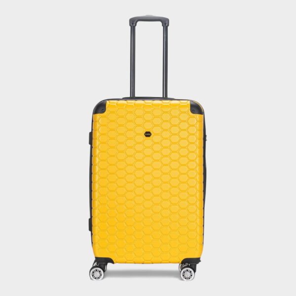 Infinity Leather Expandable Hard Shell Abs 8 Wheel Luggage T