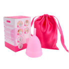 Leak-proof Silicone Menstrual Cup Color Box - Pink