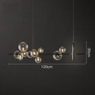 Light Luxury Restaurant Chandelier Creative Strip - Mixed