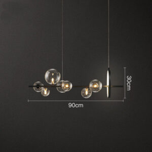 Light Luxury Restaurant Chandelier Creative Strip - Mixed