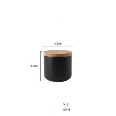 Light Luxury Wooden Lid Ceramic Sealed Can - Mixed Light Luxury Wooden Lid Ceramic Sealed Can - Mixed