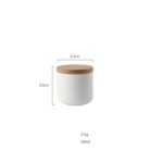 Light Luxury Wooden Lid Ceramic Sealed Can - Mixed