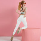 London-Series-Nude-Yoga-Wear-Suit-Womens-Short-Mixed-4