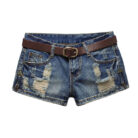 Loose Large Size Side Zipper Hole Low-Waist - Mixed