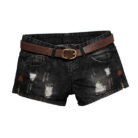 Loose Large Size Side Zipper Hole Low-Waist - Mixed