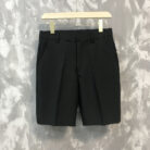 Male White Slim Five-point Pants Casual Small - Mixed