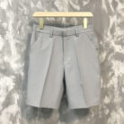 Male White Slim Five-point Pants Casual Small - Mixed