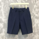 Male White Slim Five-point Pants Casual Small - Mixed