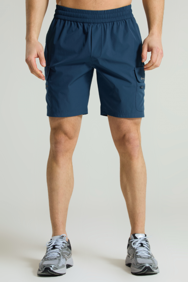Men's Multi Pocket Cargo Short Range 2 - Aqua Edge - Blue Xl Men's Multi Pocket Cargo Short Range 2 - Aqua Edge - Blue Xl