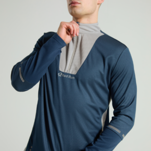 Men's Technical Power 14 Zip Range 2 - Aqua Edge - Blue L