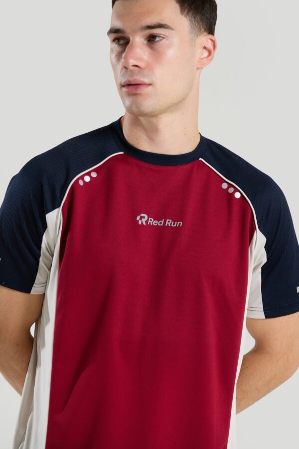 Men's Technical Power Tee - Crimson Wave - Burgundy Xl Men's Technical Power Tee - Crimson Wave - Burgundy Xl
