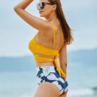 Multicolor-Print-Plus-Size-Womens-Bikini-Mixed-4