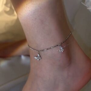 Niche Butterfly Anklet Design Cold Style Light - Mixed