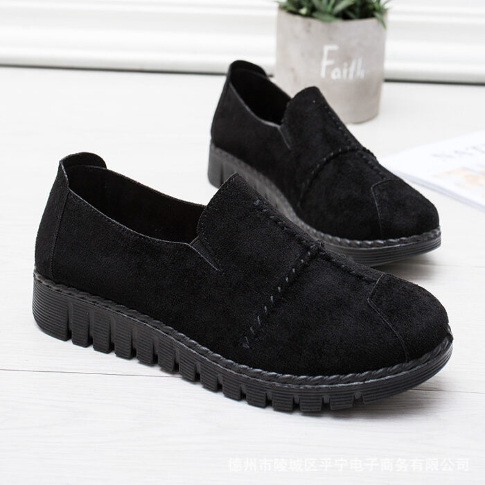 Old Beijing Cloth Shoes Slip-on - Mixed Old Beijing Cloth Shoes Slip-on - Mixed