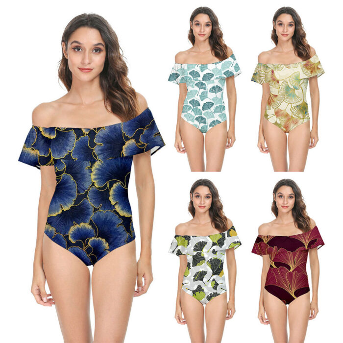 One-piece-Off-shoulder-Bikini-Swimsuit-Mixed-2 One-piece-Off-shoulder-Bikini-Swimsuit-Mixed-2