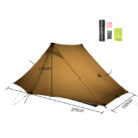 Outdoor Hiking Professional Poleless Tent - Mixed