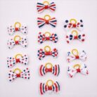 Pet-Dog-Cat-Headdress-Flower-Bow-Rubber-Band-Mixed-3