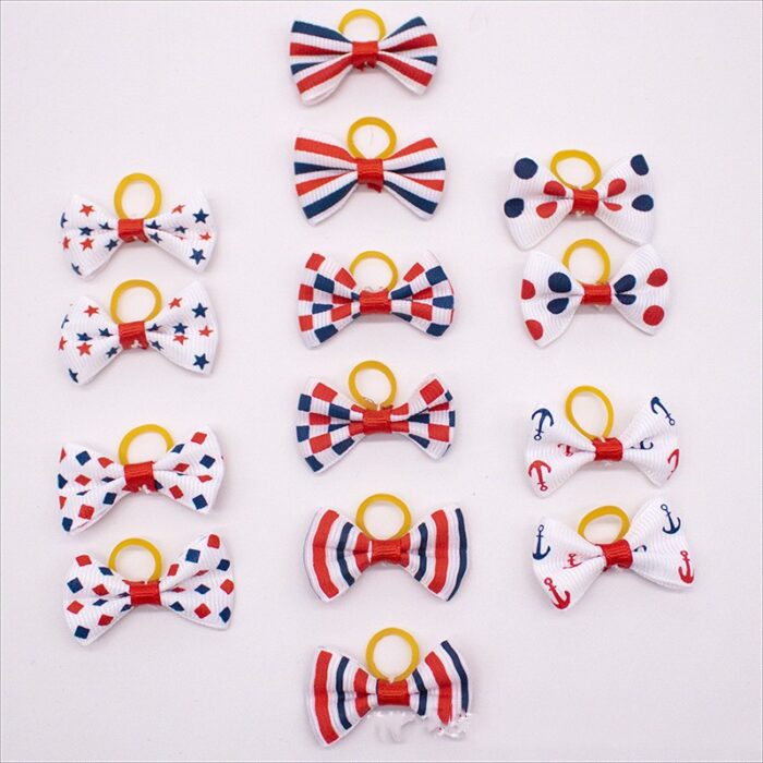 Pet-Dog-Cat-Headdress-Flower-Bow-Rubber-Band-Mixed-3 Pet-Dog-Cat-Headdress-Flower-Bow-Rubber-Band-Mixed-3