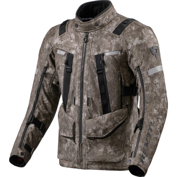 Rev Sand 4 H2O Motorcycle Jacket - Camo Brown Uk 46 Eu 56 Us