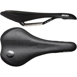 SDG Circuit MTB Ti-Alloy Rail Saddle Black/Black