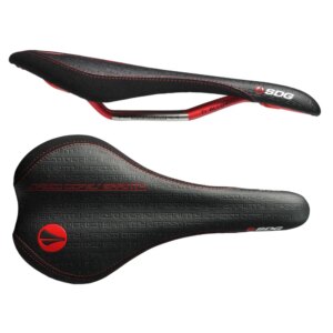 SDG Circuit MTB Ti-Alloy Rail Saddle Black/Red