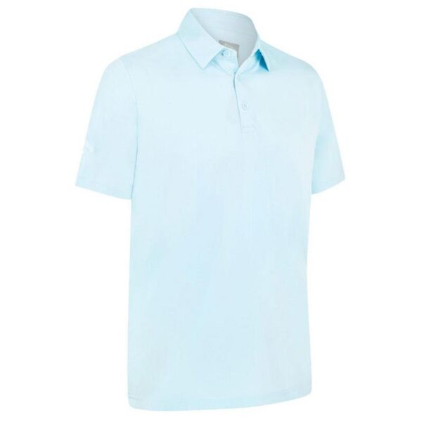 SS Solid Swing Tech Golf Polo Shirt - Arctic Paradise
