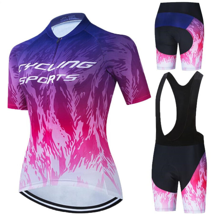 Short-sleeved Bib Cycling Jersey Suit Summer Road - Mixed Short-sleeved Bib Cycling Jersey Suit Summer Road - Mixed