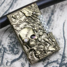 Skull Langsheng Gas Lighters Creative Metal - Mixed