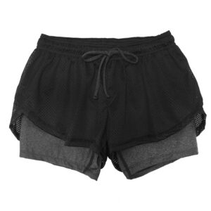The New Drawstring Fake Two-Piece Running - Mixed