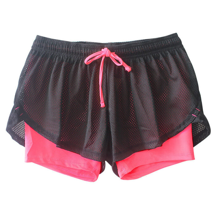 The New Drawstring Fake Two-Piece Running - Mixed The New Drawstring Fake Two-Piece Running - Mixed