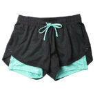 The New Drawstring Fake Two-Piece Running - Mixed