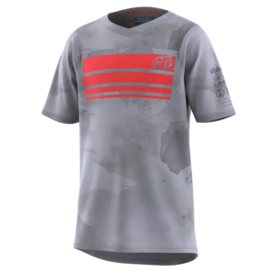 Troy Lee Designs Skyline Youth SS MTB Jersey Blocks Cement